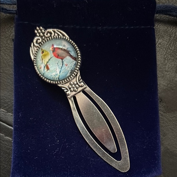 Other - Elegant Silver Bird Bookmark